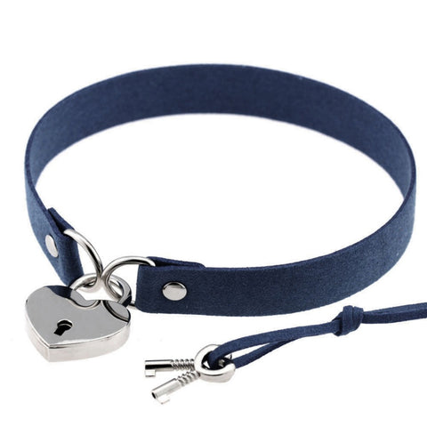 Todorova Heart Lock Choker Necklace
