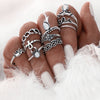 Knuckle Ring Set - 10pcs