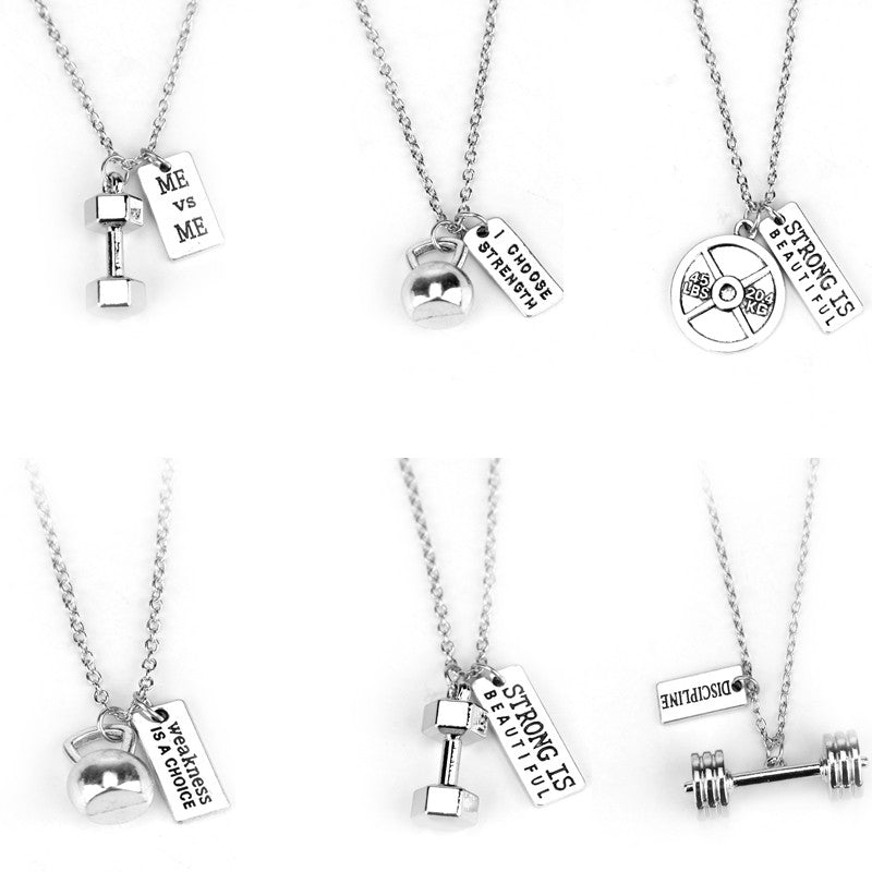 Gym Necklace Pendant