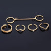 Adjustable Knuckle Ring Set - 6pcs