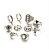 Vintage Knuckle Ring Set - 10pcs