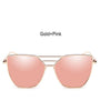 Flat Top Mirror Sunglasses