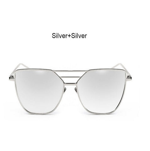 Flat Top Mirror Sunglasses