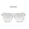 Flat Top Mirror Sunglasses
