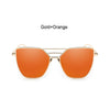 Flat Top Mirror Sunglasses