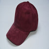 Faux Suede Baseball Cap
