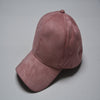 Faux Suede Baseball Cap