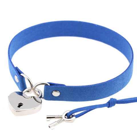 Todorova Heart Lock Choker Necklace