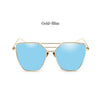 Flat Top Mirror Sunglasses