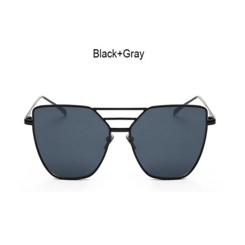 Flat Top Mirror Sunglasses