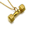 Dumbbell Necklace Pendant