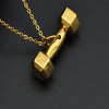 Dumbbell Necklace Pendant