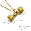 Dumbbell Necklace Pendant