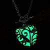 Heart Shaped Pendant Bracelet (glow-in-the-dark)