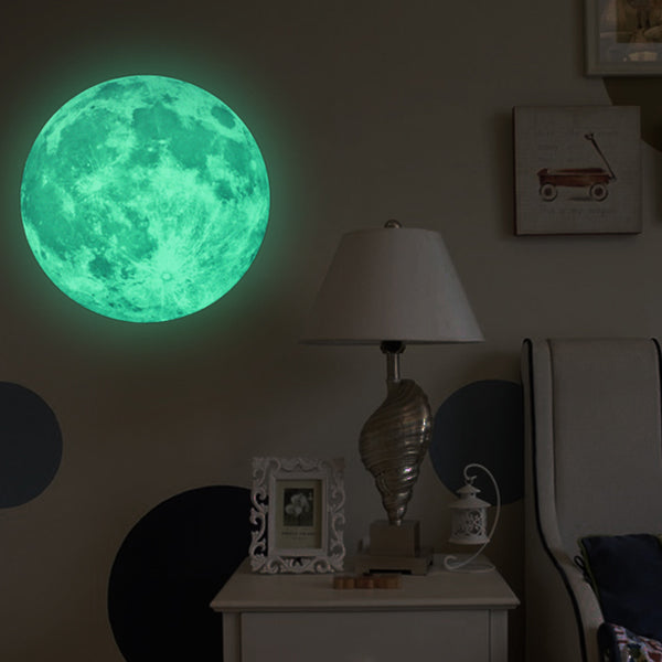Luminous Moon 3D Wall Mural