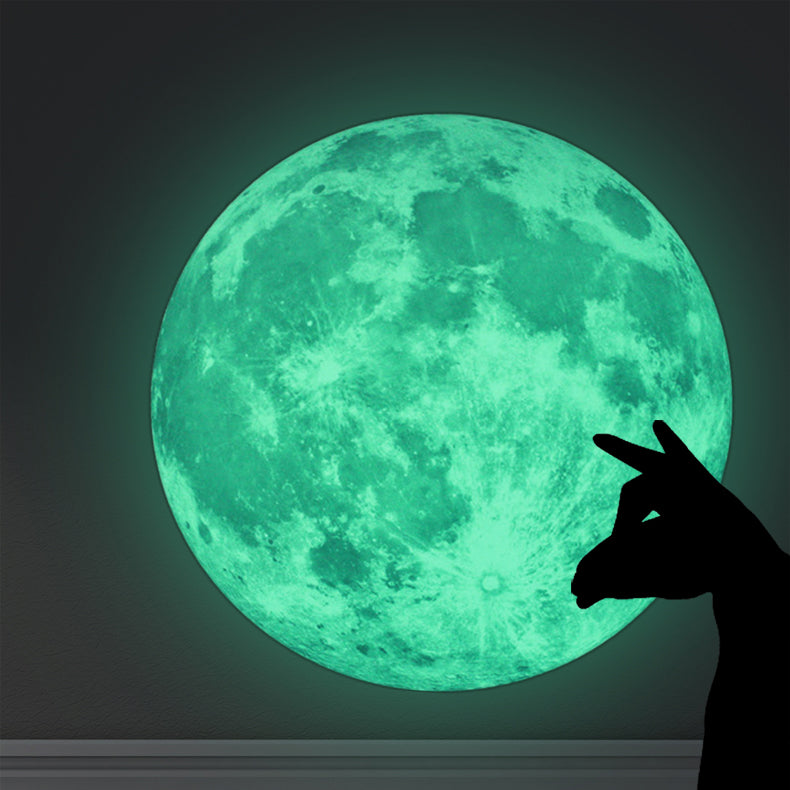 Luminous Moon 3D Wall Mural