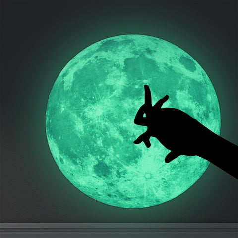 Luminous Moon 3D Wall Mural