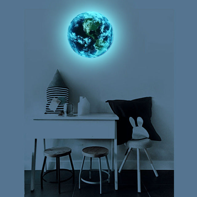 Luminous Earth 3D Wall Mural